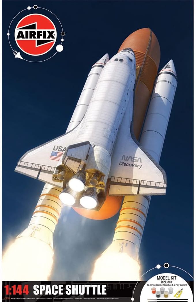 Airfix Modelbouwpakket Ruimtevaart - 50200 Sp Shuttle - Rockwell International Orbiter - Geschenkset Plastic - 1:144 - Modelbouw