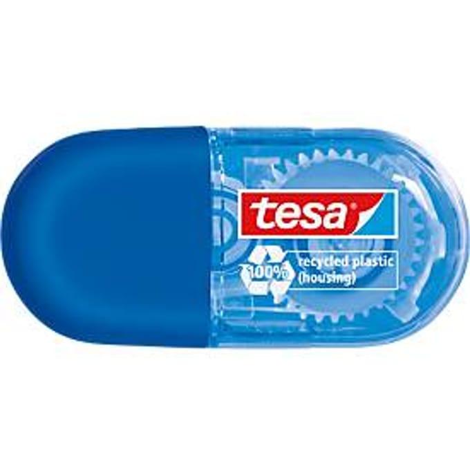 Tesa mini correctieroller blauw