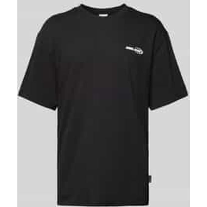 T-shirt met labelprint