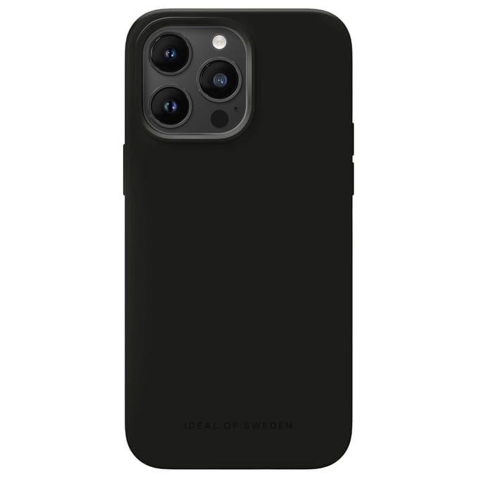 iDeal of Sweden Silicone Case geschikt voor Apple iPhone 14 Pro Max - Zwart