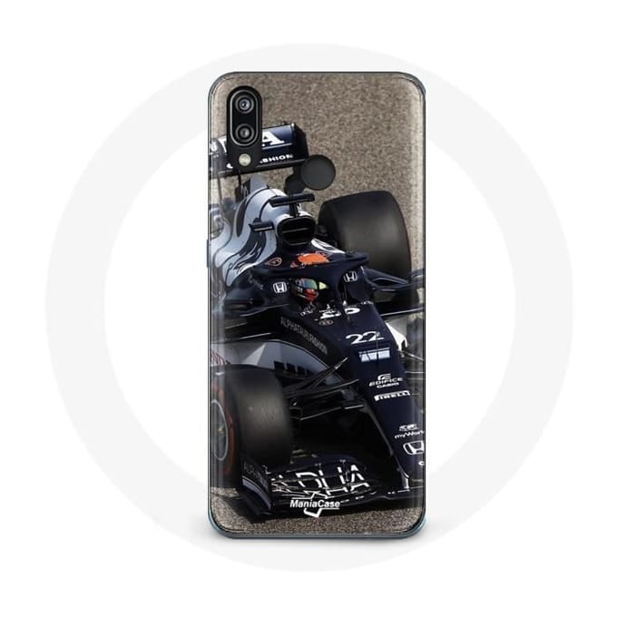 Coque - Huawei - P20 Lite - Formule 1 - Yuki Tsunoda - Bleu - Souple bleu