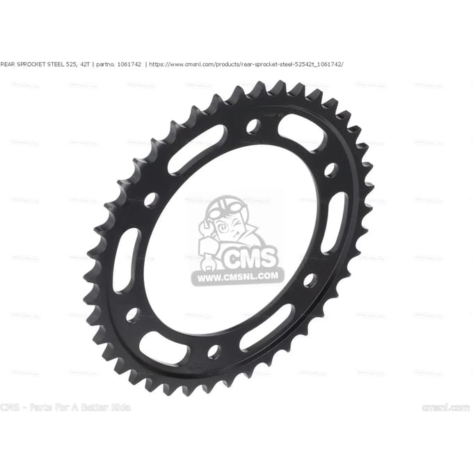 Stalen kroon #525 Afam CBR RR 10617 42T