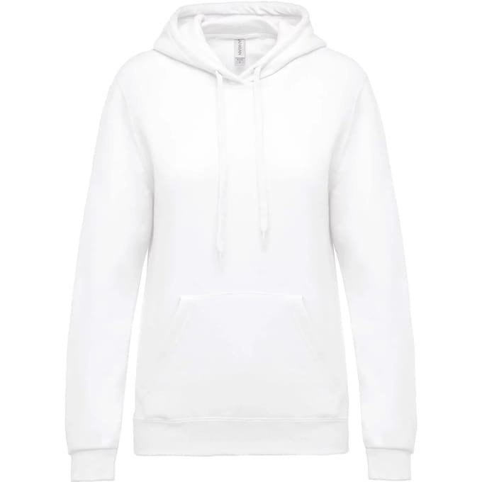Kariban Eco damessweater met capuchon K473 - White - M