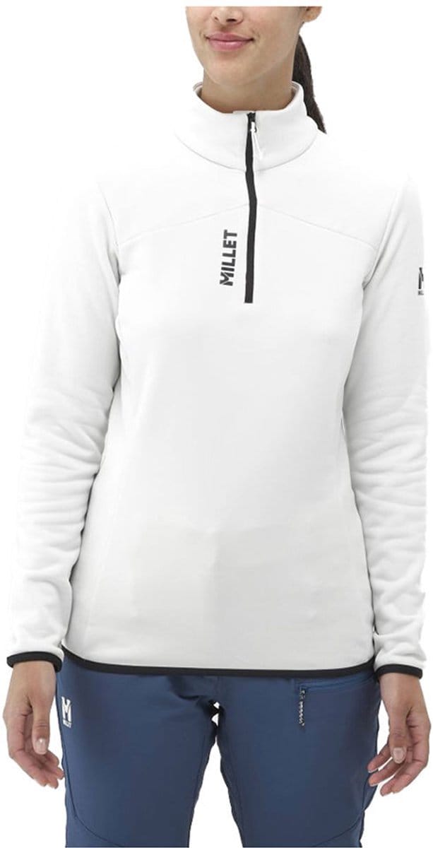 Millet Seneca Fleece Met Halve Rits Wit M Vrouw