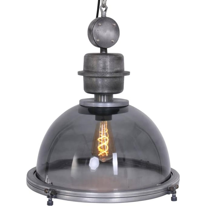 Steinhauer Bikkel - hanglamp met glazen lampenkap