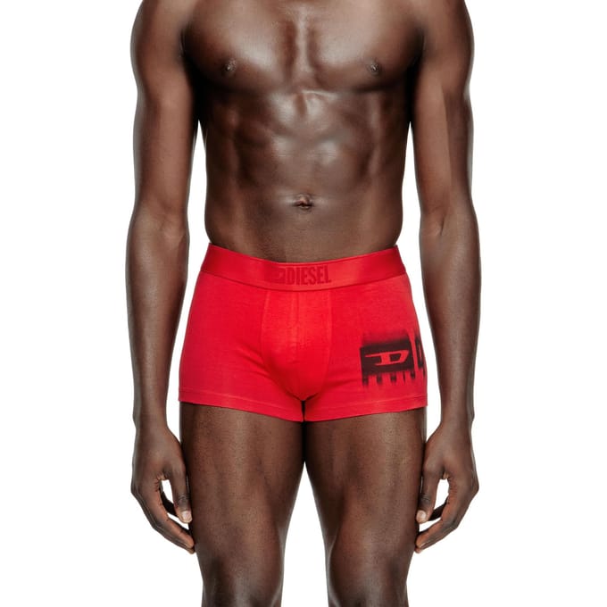 Diesel Heren DAMIEN-D-BOX-3PACK Boxer Briefs, 3-Pack, A193910LKCY, XL, Zwart/Rood, E7301 red