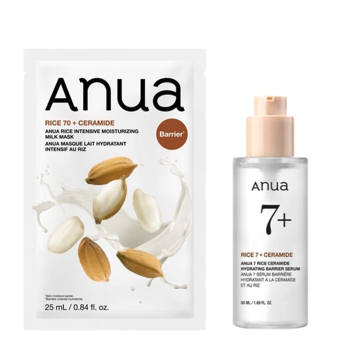 Anua 7 Rijst Ceramide Hydraterend Barrière Serum 50 ml | Herstellend Gezichtsserum voor een Gezonde Huidbarrière