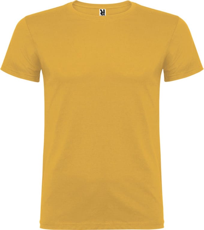 Oker Geel 5 pack t-shirts Roly Beagle maat S