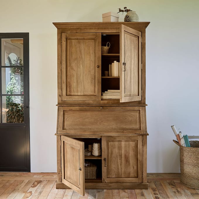 LOBERON Secretaire Arvandor bruin