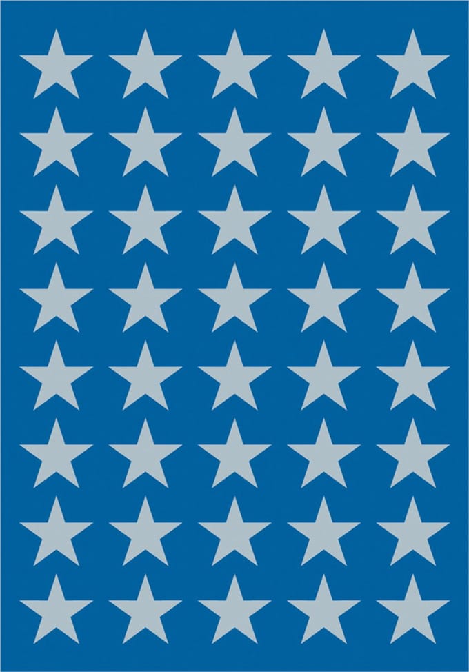 HERMA 3928 sticker Papier Zilver Permanent 81 stuk(s)