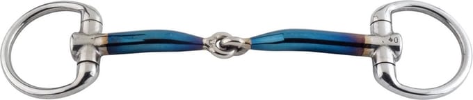 Olijfbit voor paarden Trust Sweet Iron Eggbutt Bradoon Jointed 12