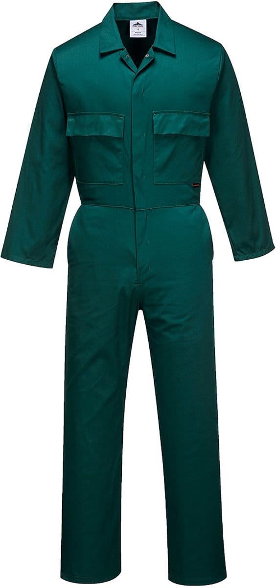 Portwest Euro Work Polykatoen Overall S999 - Flessengroen - M