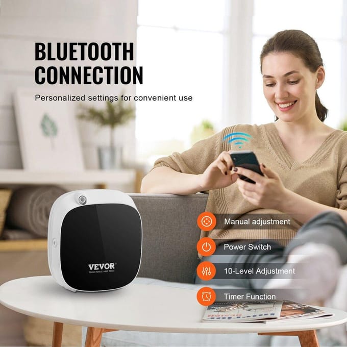 Machine à Parfum pour la Maison 100ML Diffuseur d'Air Froid 1000pi² Sans Eau