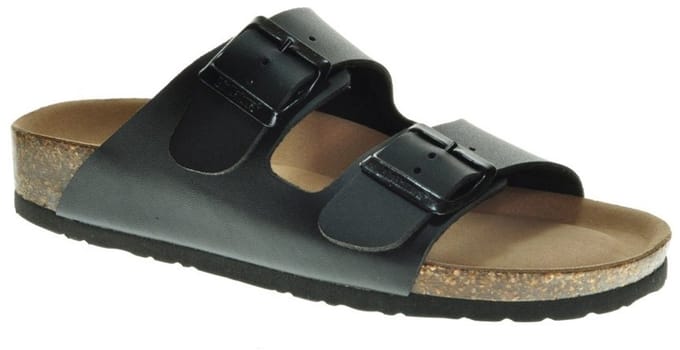 Zwarte Slipper Tweeband Bionatura maat 36