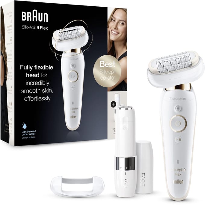Braun Silk-épil 9 Flex 9005 40 pincetten Goud, Wit