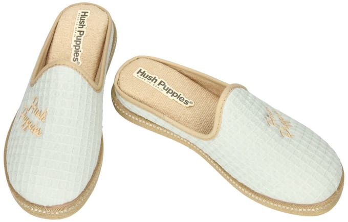 Hush Puppies -Dames - groen licht - pantoffels - maat 40