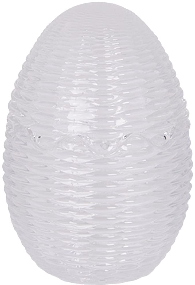 Clayre & Eef Glazen potje Ei Ø 8x12 cm Transparant Glas