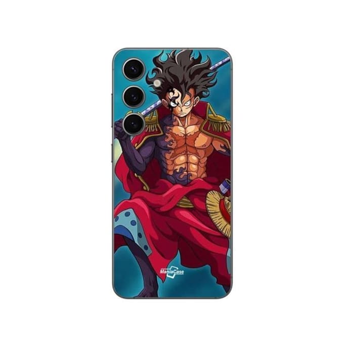Coque - One Piece - Samsung Galaxy S24 - Luffy Enters Gear 5 - Souple - Bleu
