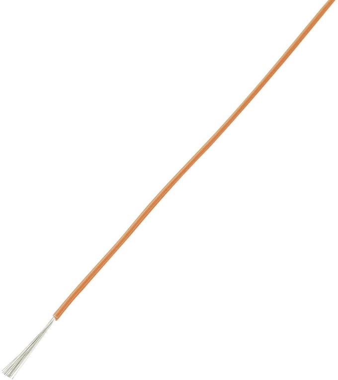 TRU COMPONENTS 1571383 Draad LiY 1 x 0.14 mm² Oranje 25 m