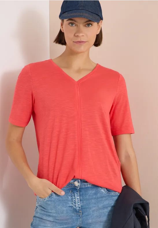 Shirt met korte mouwen in tuniekstijl