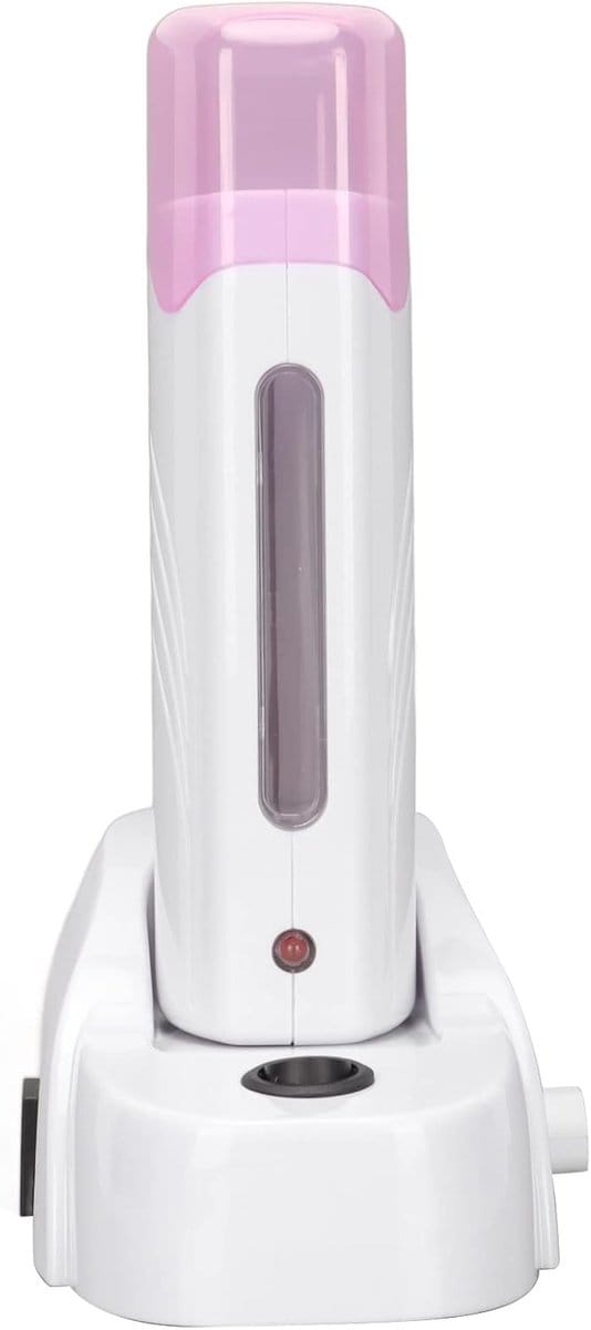 Wax Epilator Machine - Harsverwarmer Set - Ontharen Lichaam - Draagbaar Compact Ontwerp - 20x17x9 cm - Roze