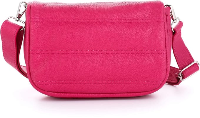Crossbody Tas met Verstelbare Schouderband - Fuchsia