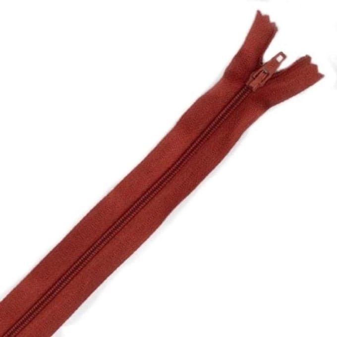 Nylon Ritsen - Sluitingen - Algemeen Naaiwerk - Soepele Sluiting - Maat 3 - Bruin