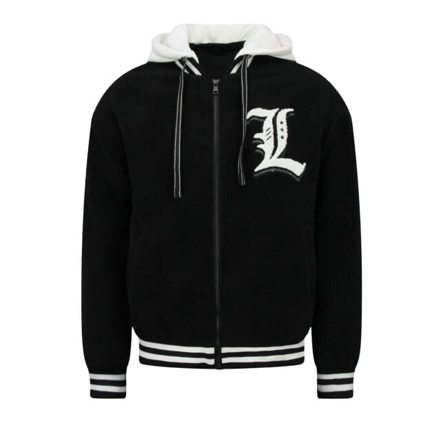 Oversized Baseball Jacket - Teddy Jas Heren met Capuchon - Tussenjas Heren - 537 - Zwart