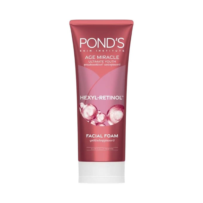 Pond'S Age Miracle Ultimate Youth Hexyl-Retinol Gezichtsschuim 90 g. 90 g. x 3 pcs