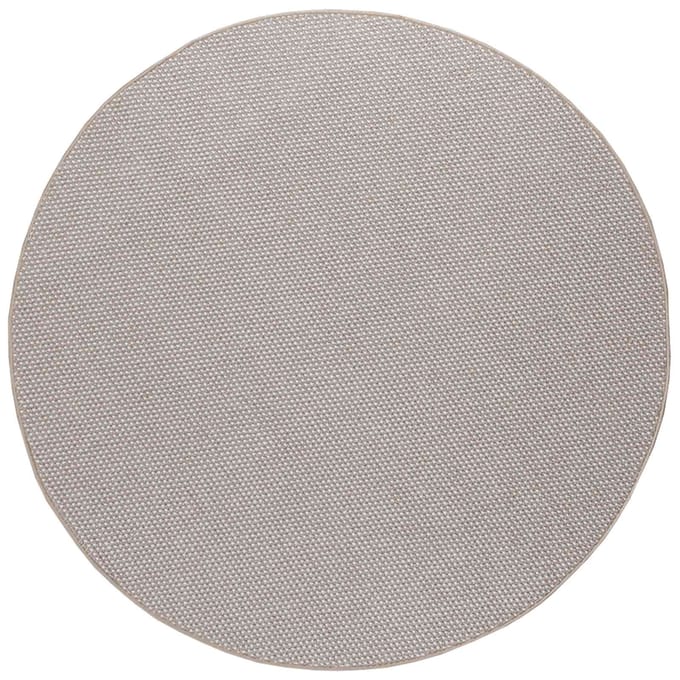 vidaXL - Binnen - kleed - LUGO - Taupe - Ø - 200 - cm - Polyester