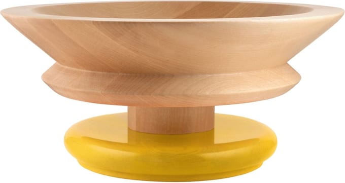 Alessi Twergi Centrepiece Schaal Geel