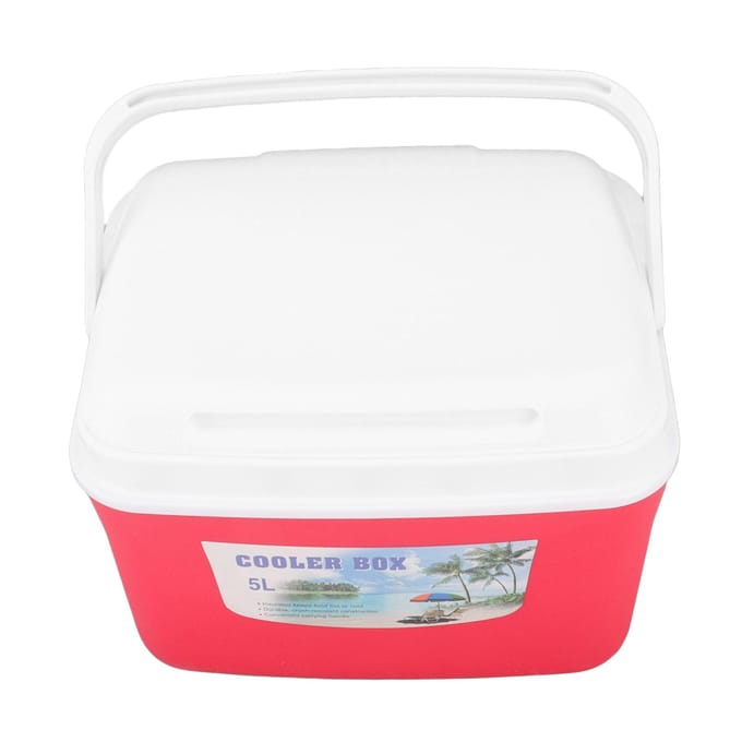 Warmer Koeler Constante Temperatuur Langdurig Draagbare Koelbox met Handvat voor Eten Medicijnen white