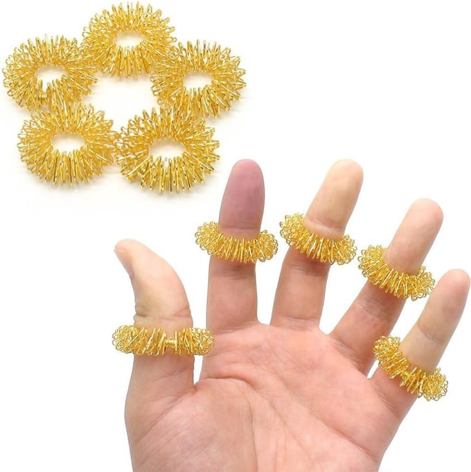 ProductGoods 5x Vingermassage ring | Accupunctuur | Ontspanning | Welness
