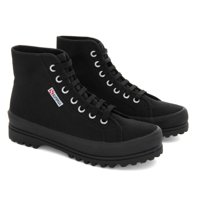 Superga Dames/Dames 2341 Cotu Alpina Hoge Tops (Zwart)