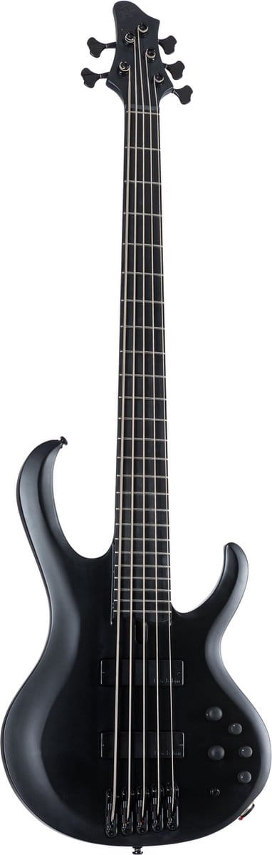 Ibanez Iron Label BTB625EX-BKF Black Flat - Elektrische basgitaar