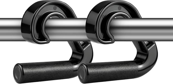 Ergonomische Fitness Handgrepen voor Pull-Up Bar, Antislip Silicone, Ideaal voor Krachttraining en Thuis Workouts