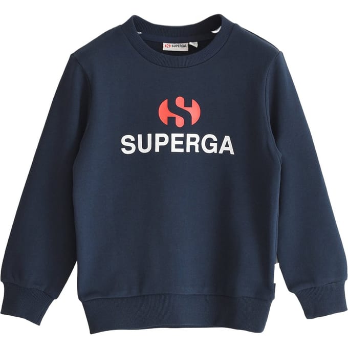 Superga Sweatshirt met kinderlogo (Marine)