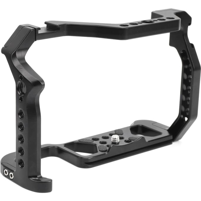 Aluminiumlegering Camera Video Opname Kooi Snelontgrendelings Rig voor Canon EOS R5R6 Camera black
