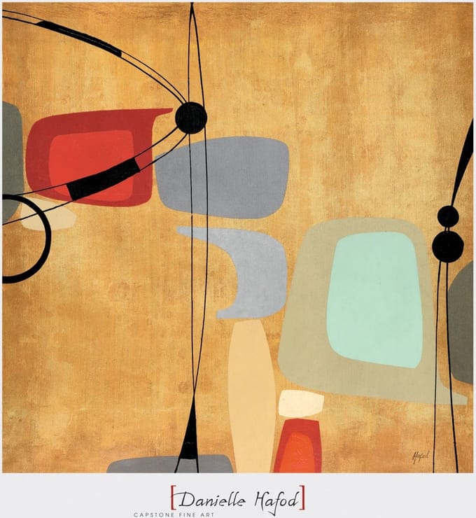 Kunstdruk Danielle Hafod - Logic & Balance I 68x76cm