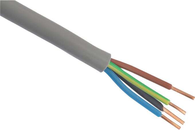 Buitenkabel - YMVK - DCA - 4 x 2.5 mmÃƒÆ’Ã¢â‚¬Å¡Ãƒâ€šÃ‚Â² - 25 m - grijs