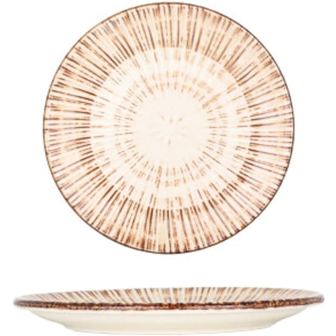 By Bone Dessertbord - Legna - Porselein - 23 cm - set van 6