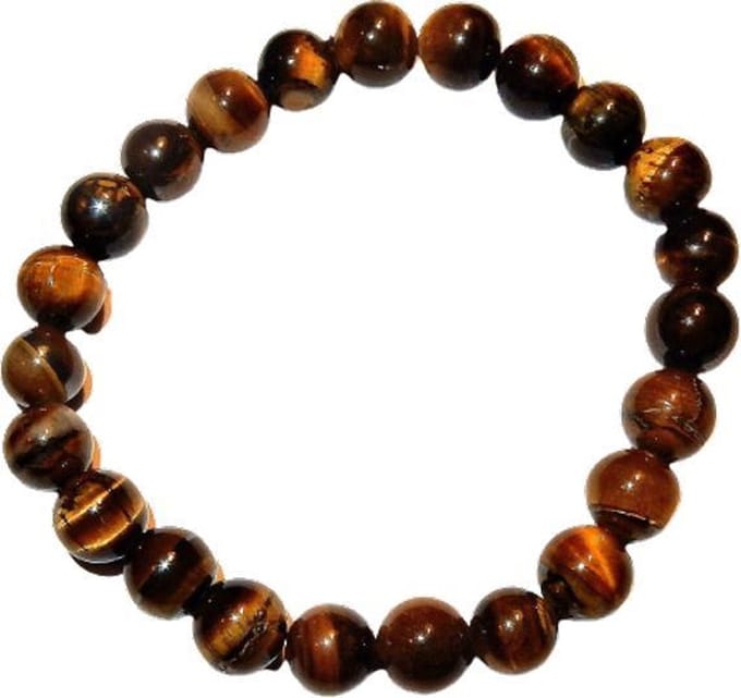 Tijgeroog Elastische Armband