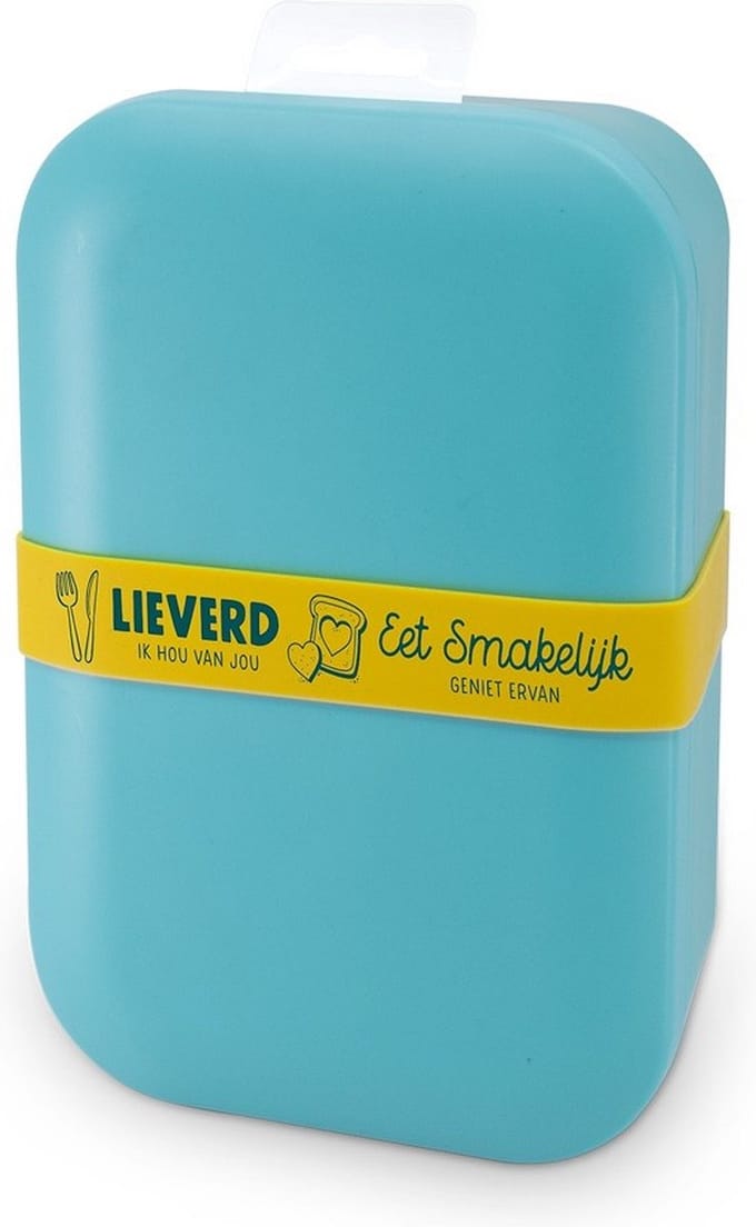 Lunchbox - Drop - Lieverd - lint: Speciaal voor jou" - Cadeauverpakking