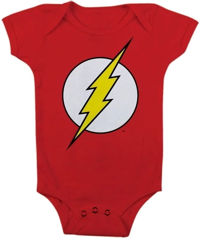 FLASH - Baby Body Logo - Red (6 Month)