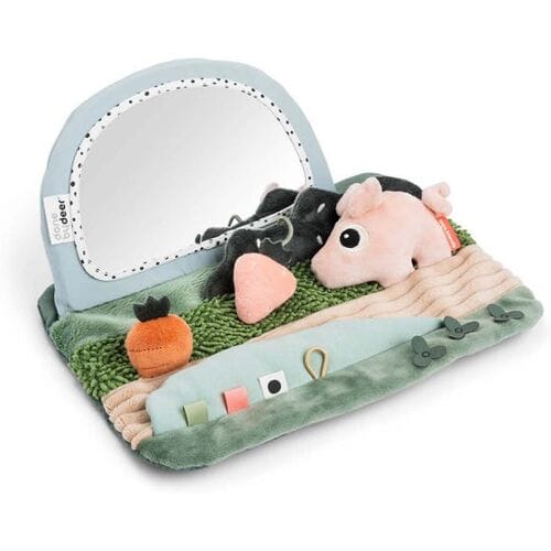 Done by Deer Vloerspiegel Tummy Time Sensory Mirror Tiny Farm