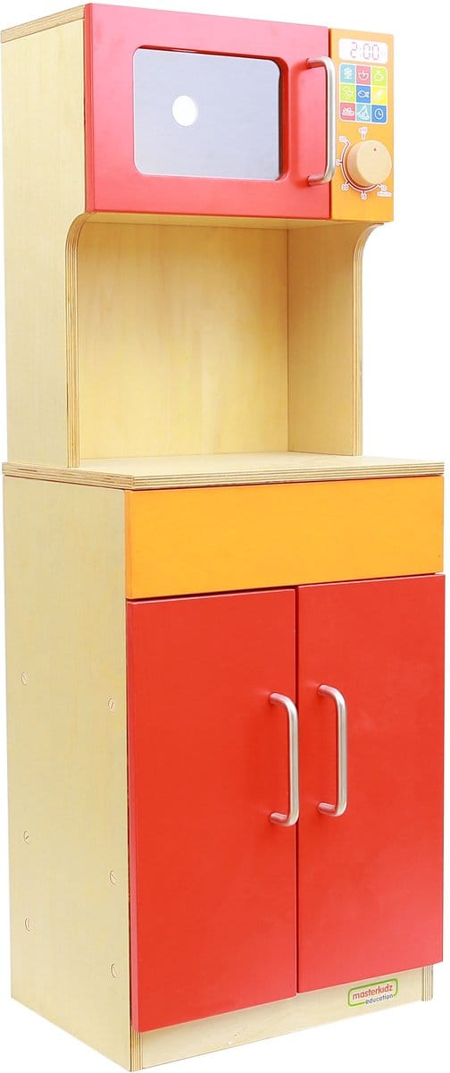 Masterkidz Houten Keukenplank Keukenkast + Magnetron - UNI