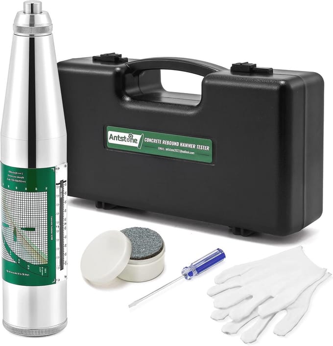 Concrete Rebound Hammer Tester voor Mechanische Sterkte Metingen 10-60Mpa