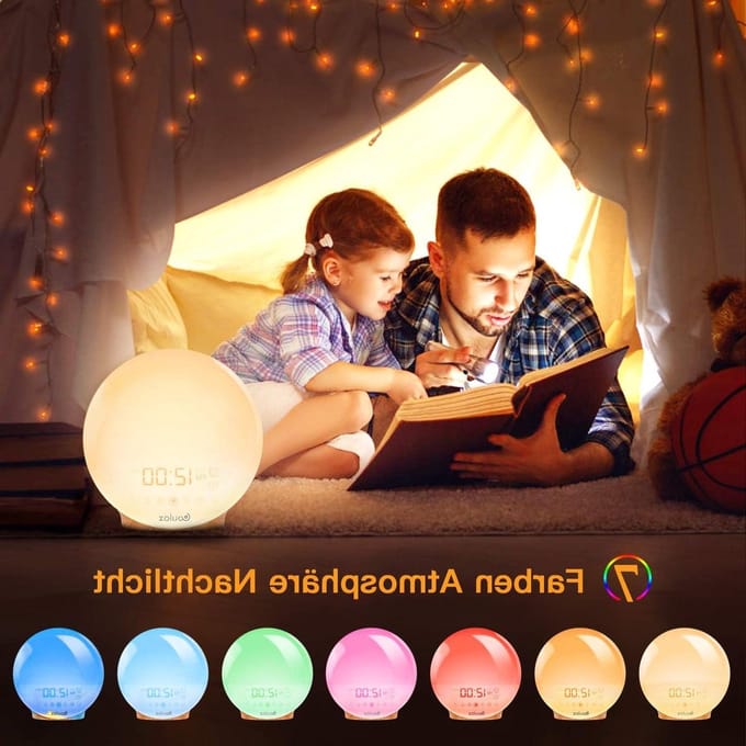 Licht Wekker Wake Up Light- Digitale Wekker met Lamp - Slaaphulp met USB Aansluiting - Slaaproutine