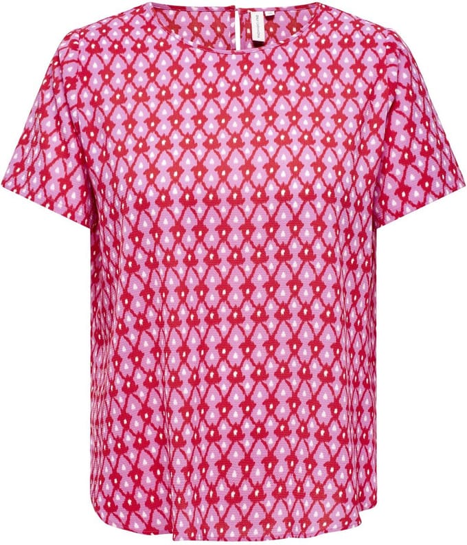 ONLY CARMAKOMA CARLUX LIFE SS TOP Dames Top - Maat 46