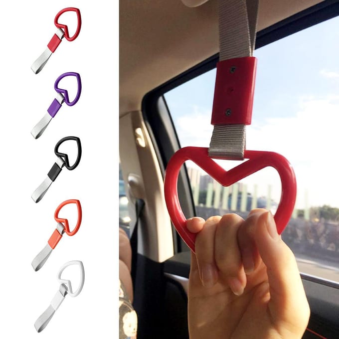 Ring Hart Trein Bus Handgreep Handriem Drift Charm Riem Drift